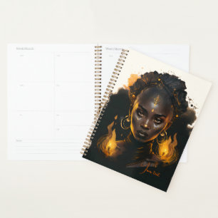 Create Your Own Flaming Golden Witch Planner
