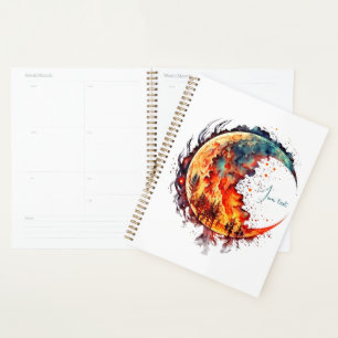 Create Your Own Flaming Moon Planner