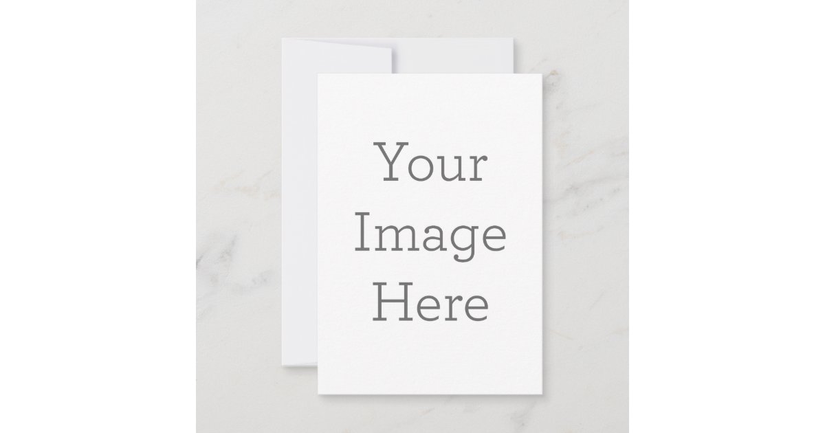 Create Your Own Flat Announcement Card | Zazzle