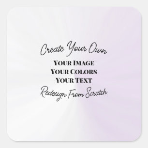 Create Your Own Flat Card Square Sticker