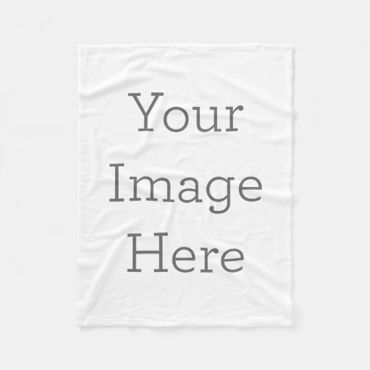 Create Your Own Fleece Blanket Zazzle.co.uk