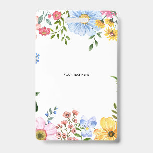 Create Your Own floral Badge ID Badge