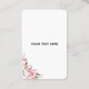 Create Your Own Floral Business Card