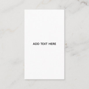Create Your Own Floral Business Card