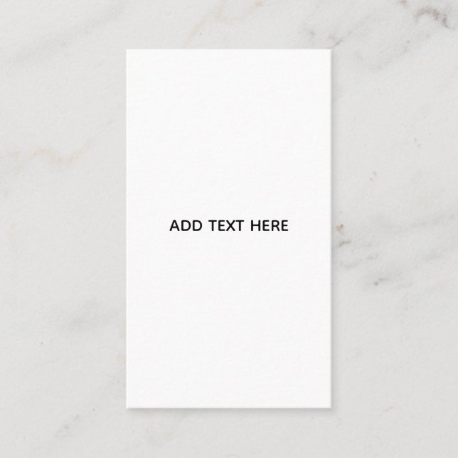 Create Your Own Floral  Business Card (Front)