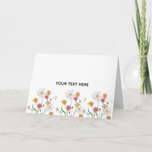 Create Your Own Floral Card