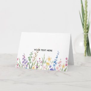 Create Your Own Floral Card