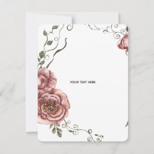 Create Your Own floral Card