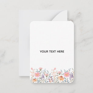 Create Your Own Floral Card