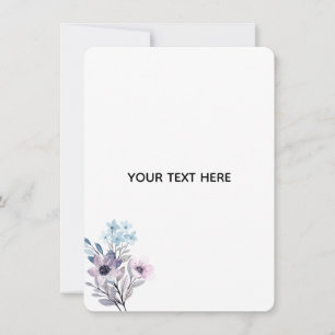 Create Your Own Floral Card