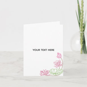 Create Your Own Floral Card