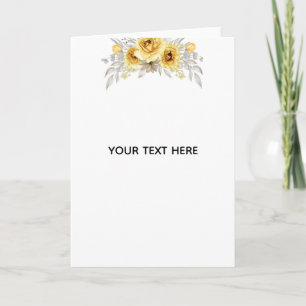 Create Your Own Floral Card