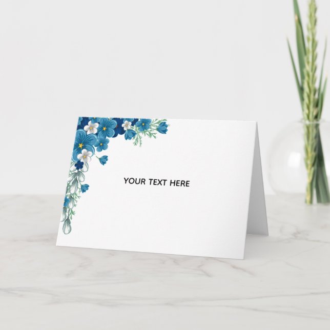 Create Your Own Floral Card (Front)