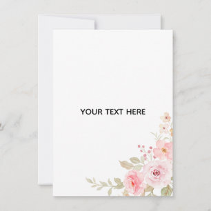 Create Your Own Floral Card