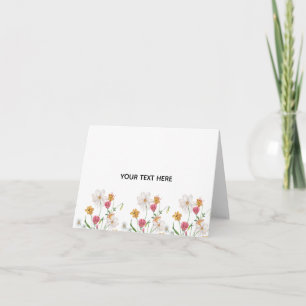 Create Your Own Floral Card