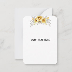 Create Your Own Floral Card