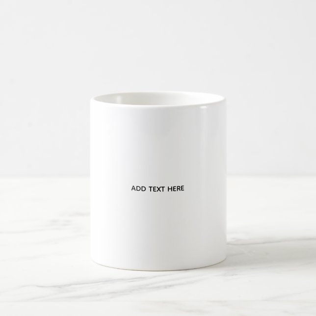 Create Your Own Floral  Coffee Mug (Center)