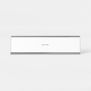 Create Your Own Floral Desk Name Plate