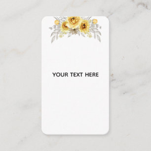 Create Your Own Floral Enclosure Card