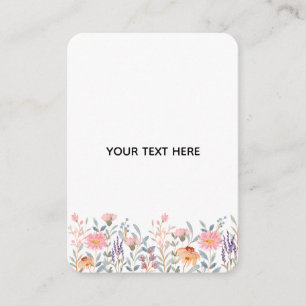 Create Your Own Floral Enclosure Card