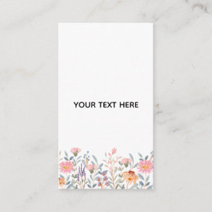 Create Your Own Floral Enclosure Card