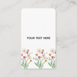 Create Your Own Floral Enclosure Card