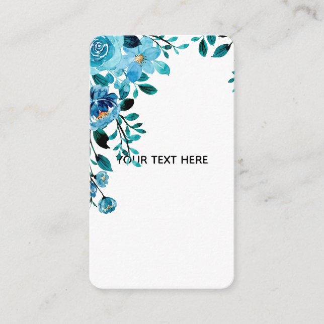 Create Your Own Floral Enclosure Card (Front)