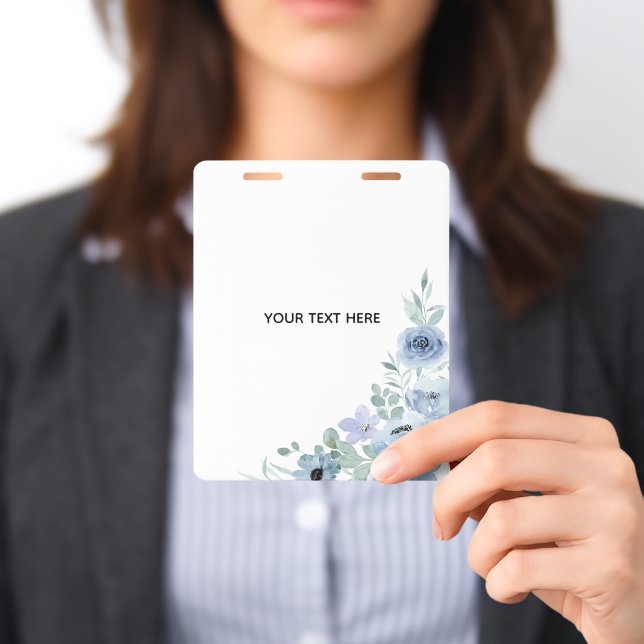Create Your Own Floral  ID Badge (Presented)