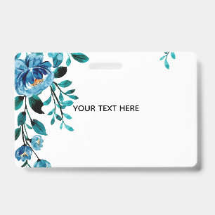 Create Your Own Floral ID Badge