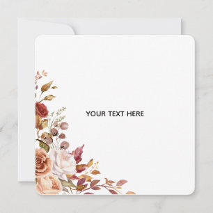 Create Your Own Floral Invitation