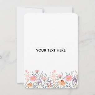 Create Your Own Floral Invitation