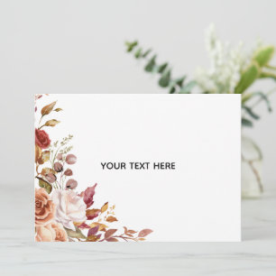 Create Your Own Floral Invitation