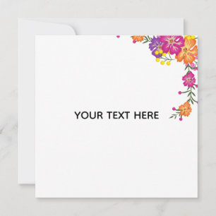Create Your Own Floral Invitation