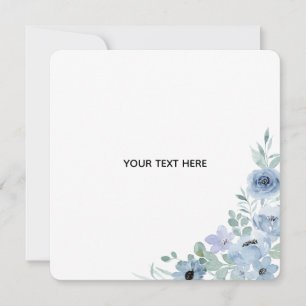 Create Your Own Floral  Invitation