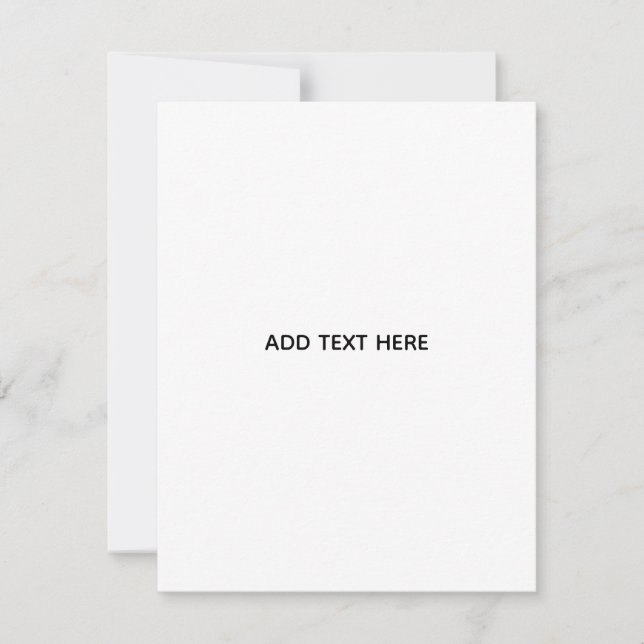 Create Your Own Floral  Invitation (Front)