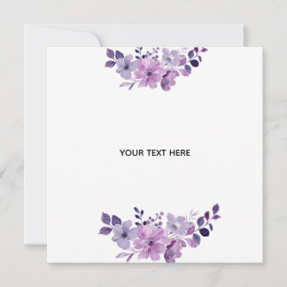 Create Your Own Floral Invitation