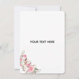 Create Your Own Floral Invitation