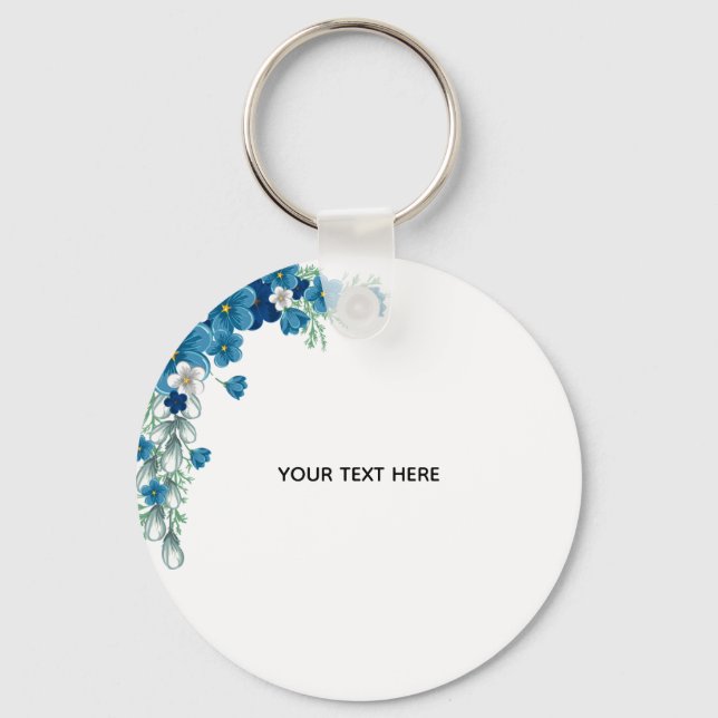 Create Your Own Floral Key Ring (Front)
