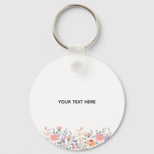 Create Your Own Floral Key Ring