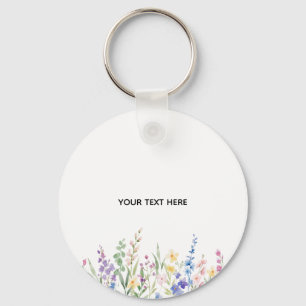 Create Your Own Floral  Key Ring