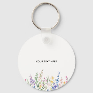 Create Your Own Floral Key Ring