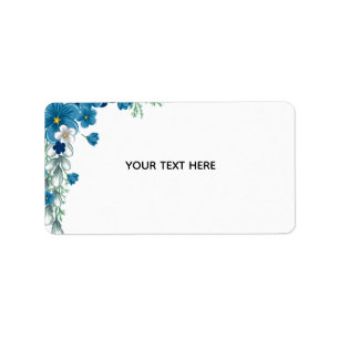 Create Your Own Floral Label