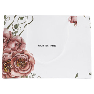 Create Your Own floral Large Gift Bag