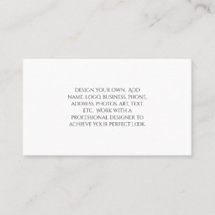 Create Your Own Floral Modern Abstract Photo Logo Business Card