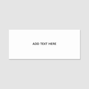 Create Your Own Floral  Name Tag