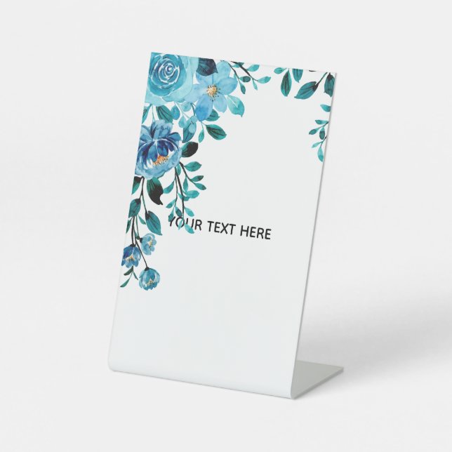 Create Your Own Floral Pedestal Sign (Front)