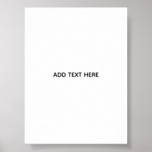 Create Your Own Floral Poster