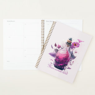 Create Your Own Floral Potion Bottle Planner