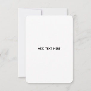 Create Your Own Floral  RSVP Card
