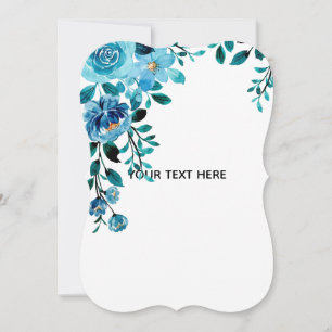 Create Your Own Floral Thank You Card